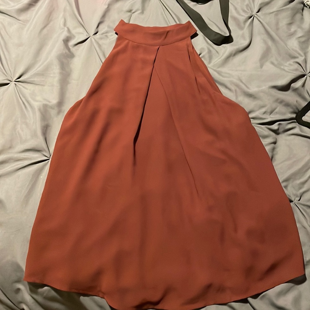 Maroon halter top